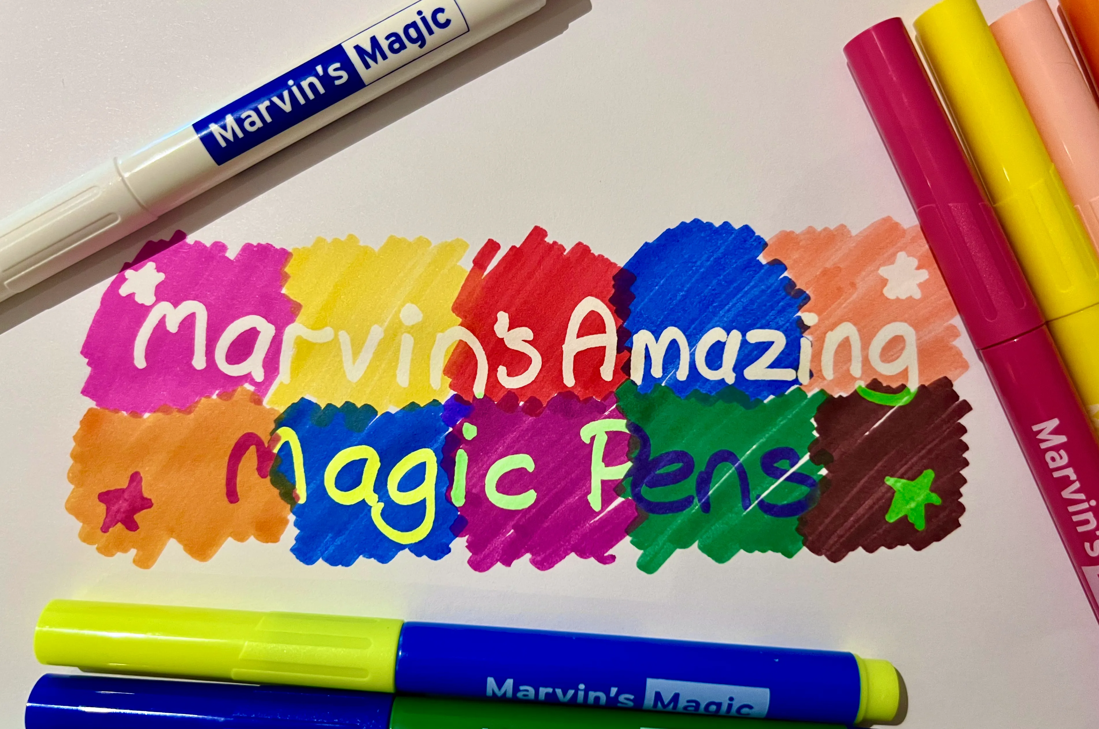 Win A Set Of Marvin's Amazing Magic Pens - Counting To Ten